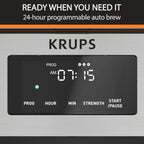 14-Cup Programmable Coffee Maker, Stainless Carafe, 3 Brew Strengths, 24H Timer, 4H Keep Warm