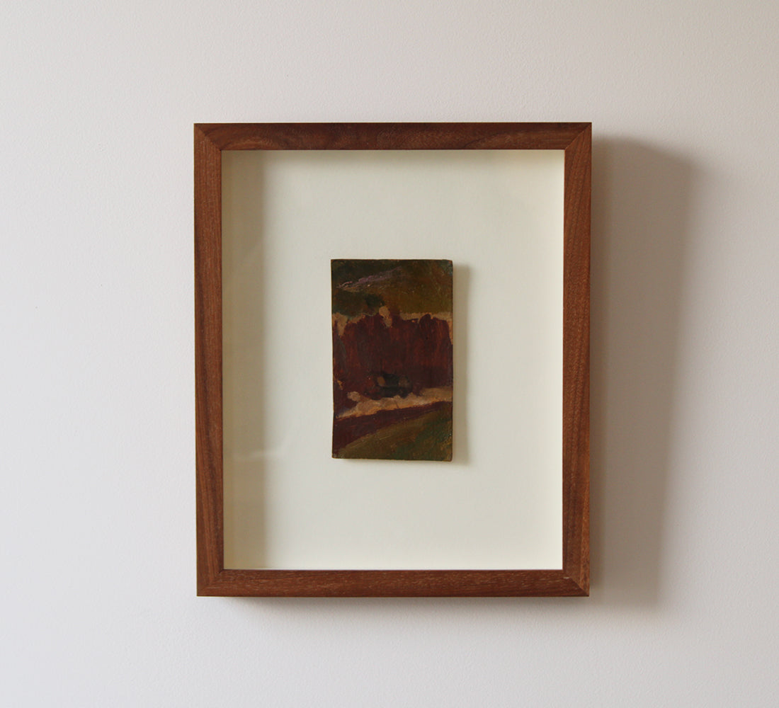 Paysage expressionniste vintage