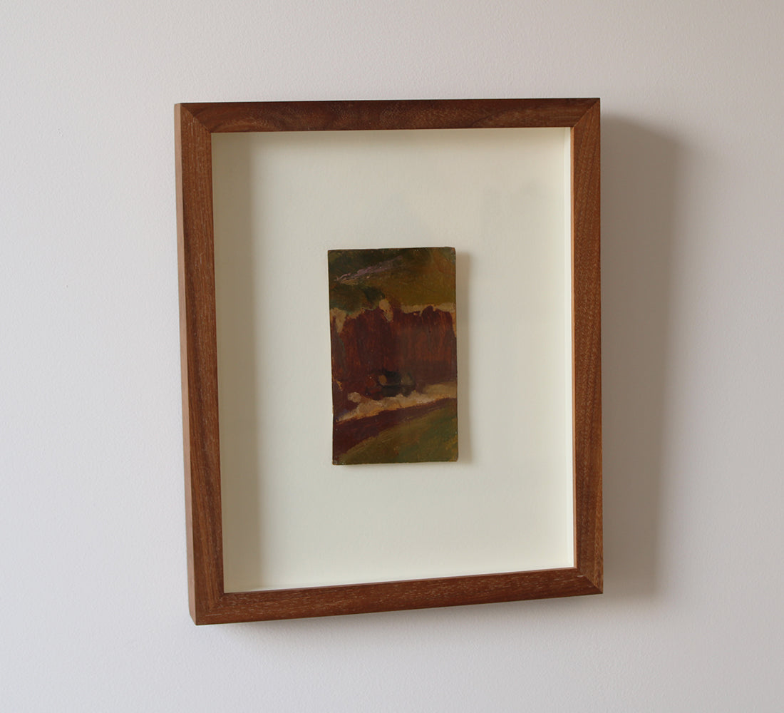 Paysage expressionniste vintage