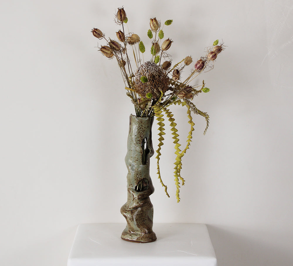 Vase brutaliste vintage