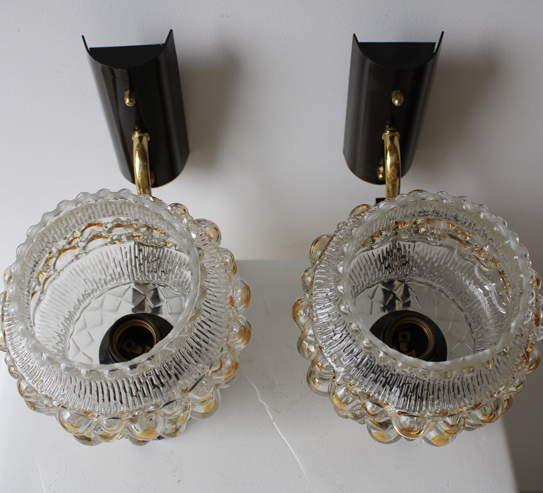 Appliques vintage à bulles | Lot de 2
