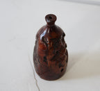 Vase vintage en bois de ronce