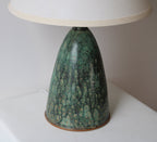 Lampe de table en céramique, grès vert