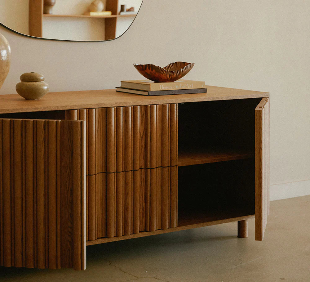 Bol oblong vintage en cuivre