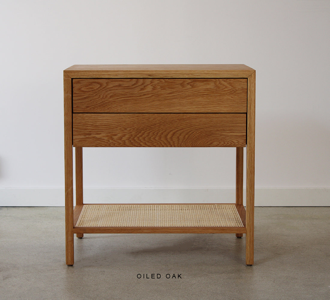 Table de chevet Davis à 2 tiroirs 