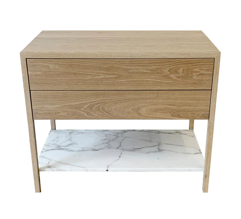 Table de chevet Davis à 2 tiroirs 