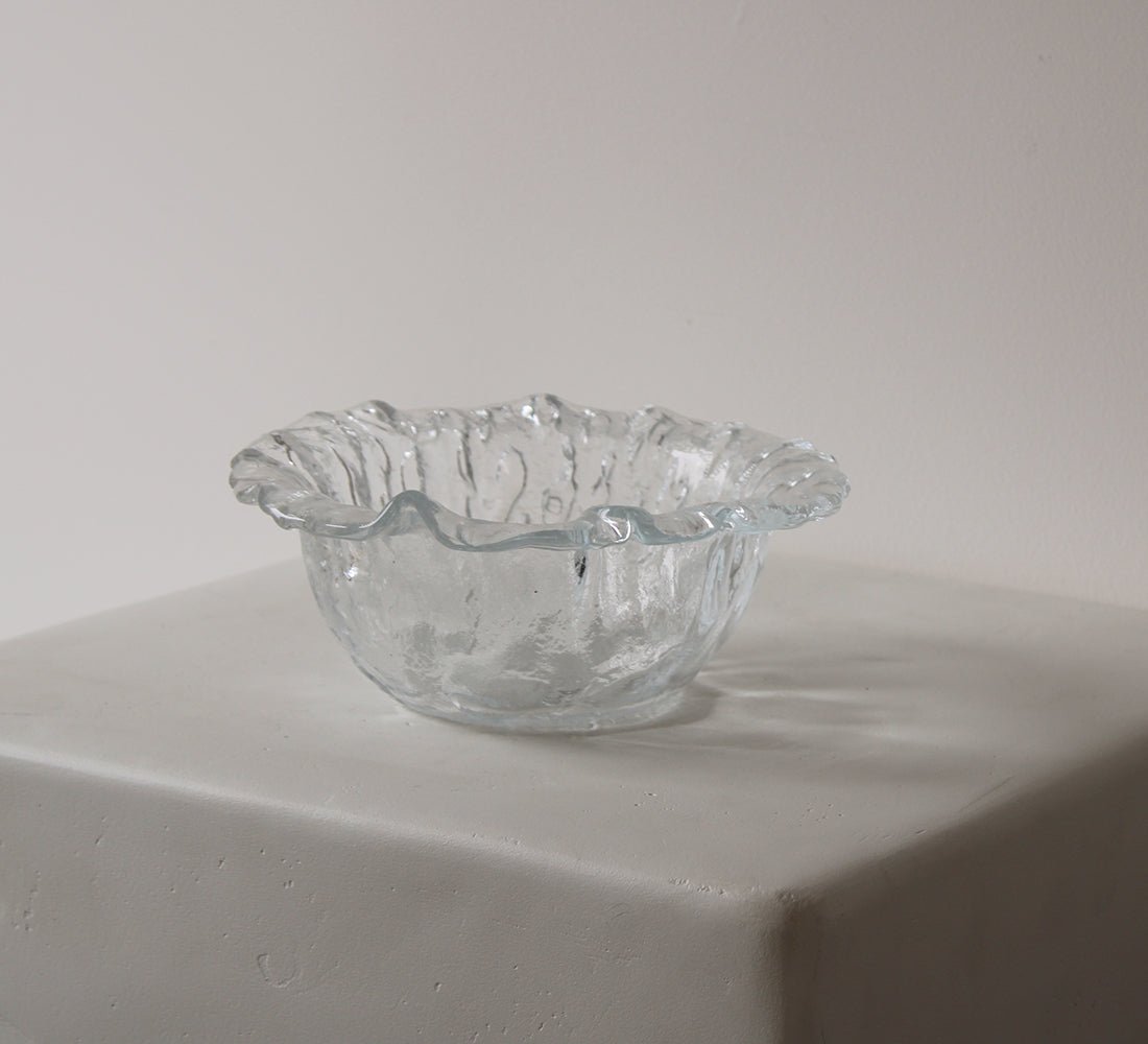 Bol en verre norvégien vintage