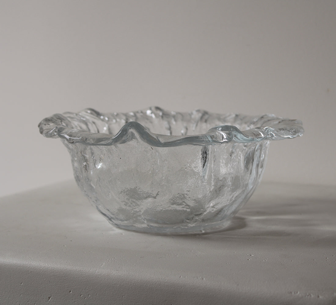 Bol en verre norvégien vintage