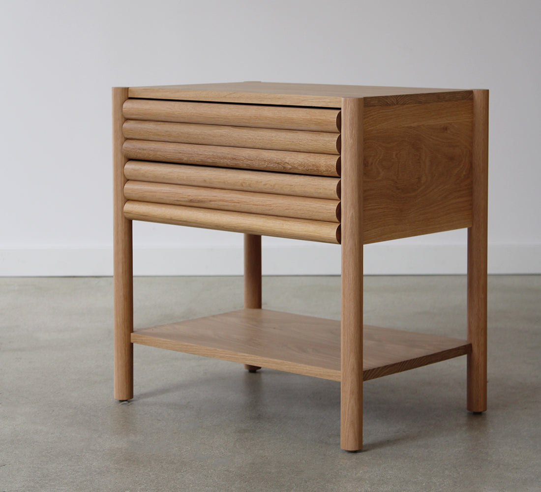 Table de chevet Parker à 2 tiroirs 