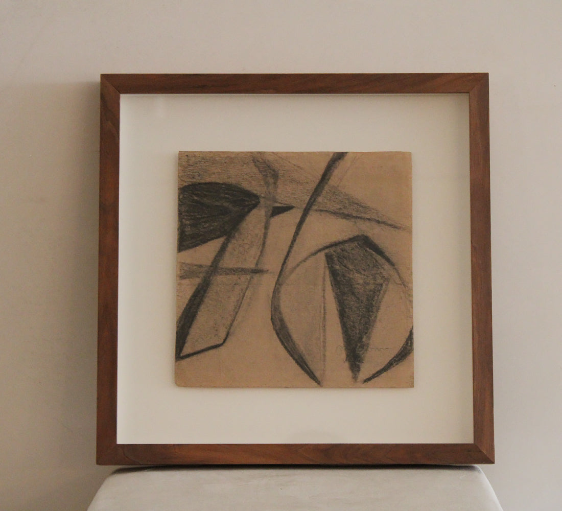 Art abstrait vintage au crayon 02