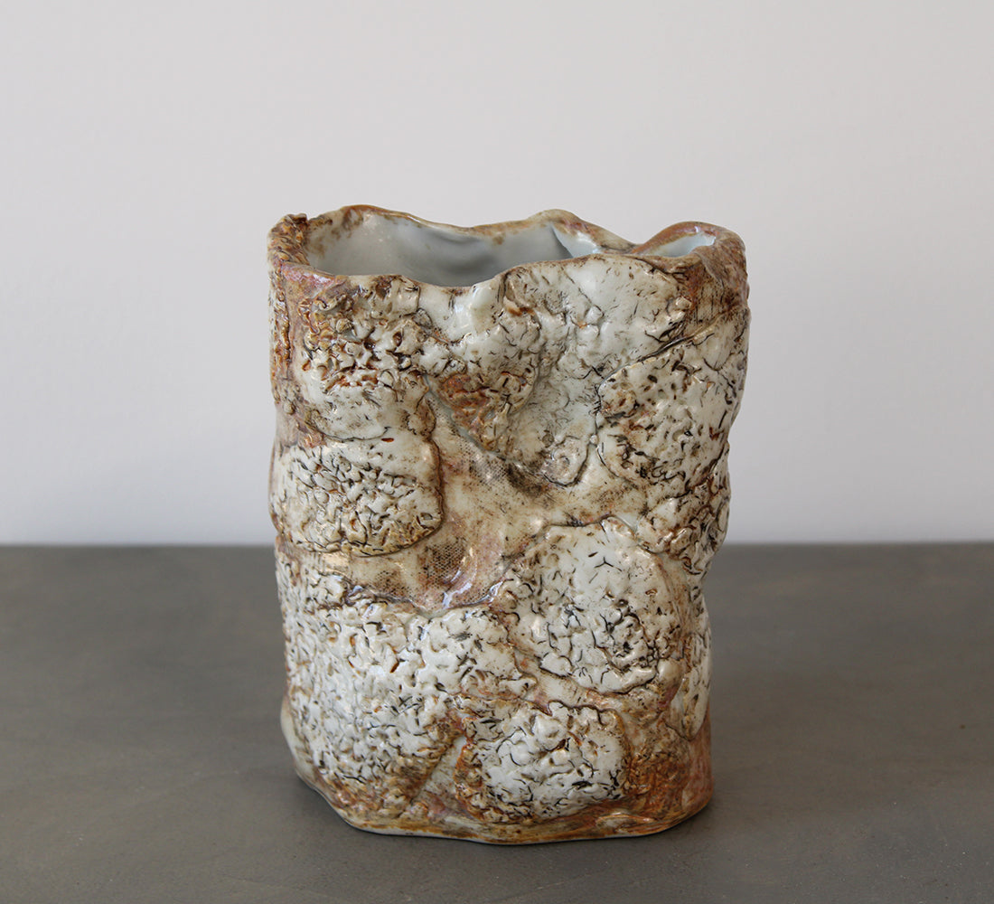 Vase écrasé vintage