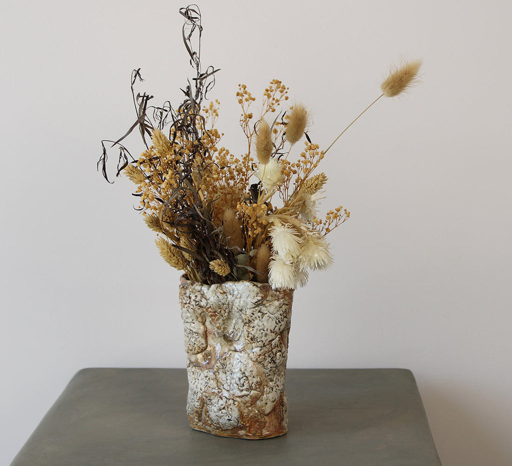 Vase écrasé vintage