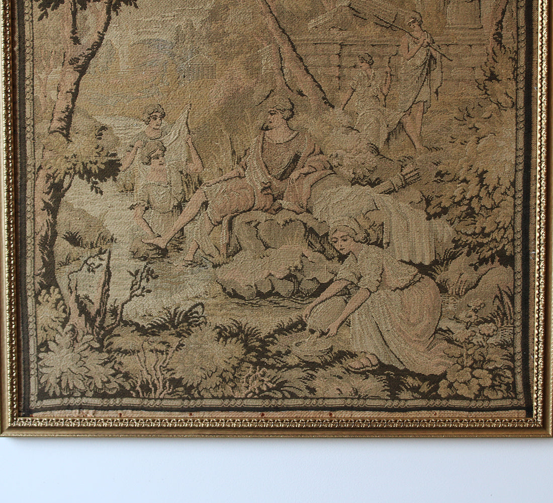 Tapisserie ancienne avec nouveau cadre