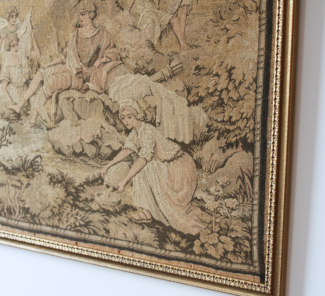 Tapisserie ancienne avec nouveau cadre