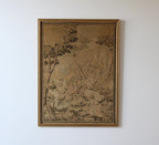 Tapisserie ancienne avec nouveau cadre