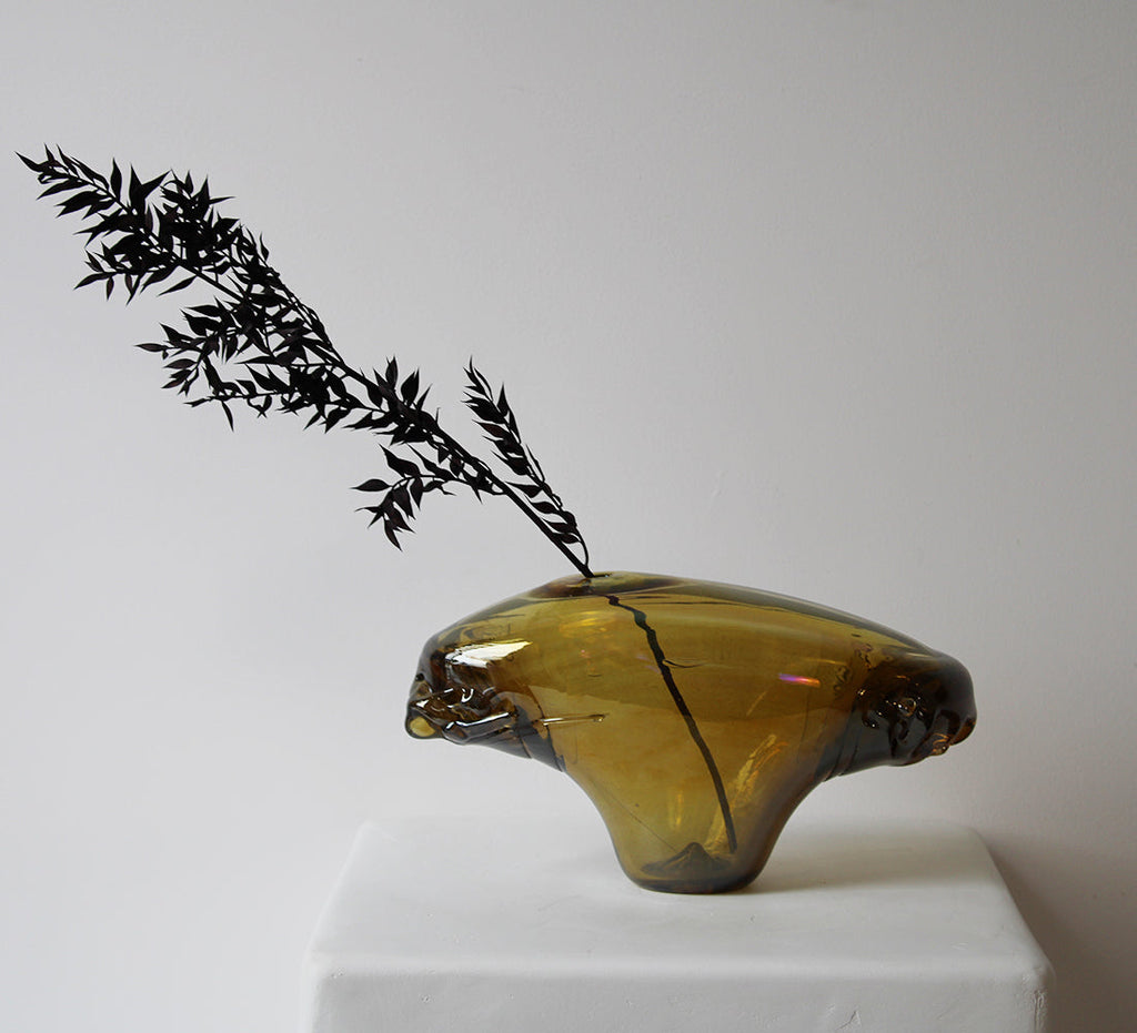Vase sculpture abstraite vintage