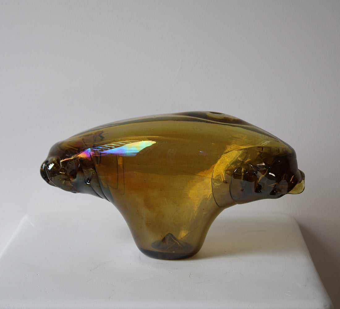 Vase sculpture abstraite vintage