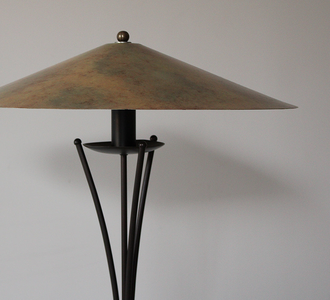 Lampadaire vintage en métal