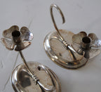 Bougeoirs vintage Clover | Lot de 2