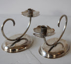 Bougeoirs vintage Clover | Lot de 2