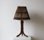 Lampe de table vintage en bambou