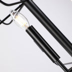 15-Light Minimalist Candlestick Chandelier, 2 Tier Ancient Design - 48